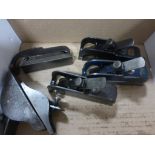 Six Small Woodworking Planes including Stanley