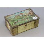 Vintage Clarnico Advertising Tin with Hunting Scene