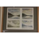 Framed and Glazed Limited Edition Signed Rupert Brown Print of Loch Damph, no. 71/100