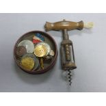 Tin of Early 20th century Commemorative Medals and Regular Attendance Medals together with a Vintage