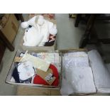 Five Boxes of a Closed Down Clothes Shop Stock including Babies, Hats, Gloves, Trousers, Bonnets,