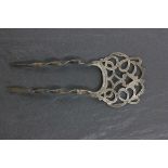 Edwardian Silver Haircomb, Birmingham 1903