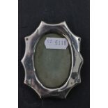 Small Silver Photograph Frame, fancy shaped, Birmingham 1900