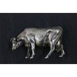 Silver Cow, London 1977, 4cm high