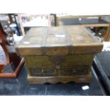 Small Oak Trinket Chest with two drawers