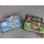 Two original Kenner Star Wars Return Of The Jedi Vehicles comprising Speeder Bike Vehicle 70500 (