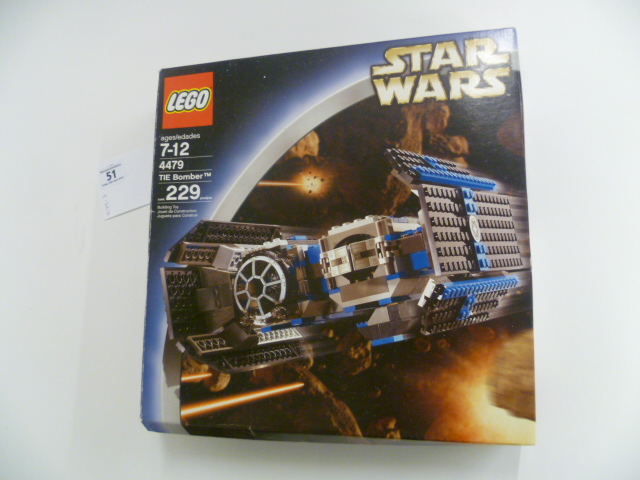 Original Star Wars Lego - Boxed 4479 Tie Bomber set complete with all minifigures * instructions