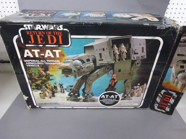 Original boxed Lucas Films Palitoy Star Wars Return Of The Jedi At-At, tatty box