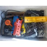 Collection of Lionel (America) O gauge model railway to include engines with tender, roling stock,