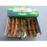 Trade Display Box of Britains Herald Floating Models 4501 Indian Canoes complete with all 14