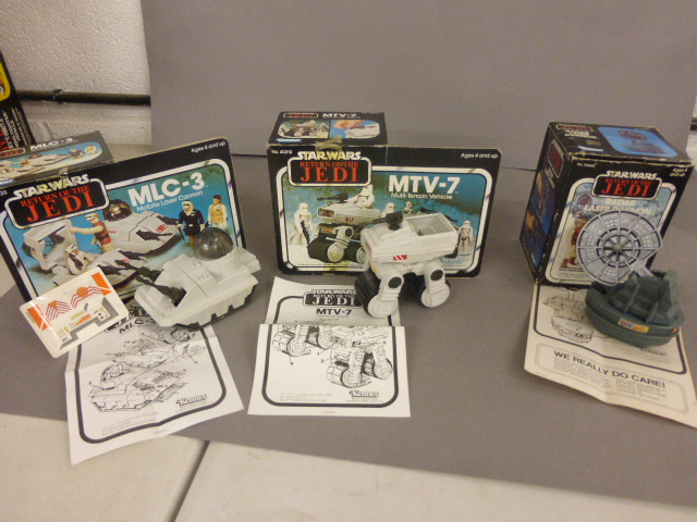 Three Boxed Original Kenner Star Wars Return Of The Jedi Accessories comprising of Radar Laser - Image 3 of 6