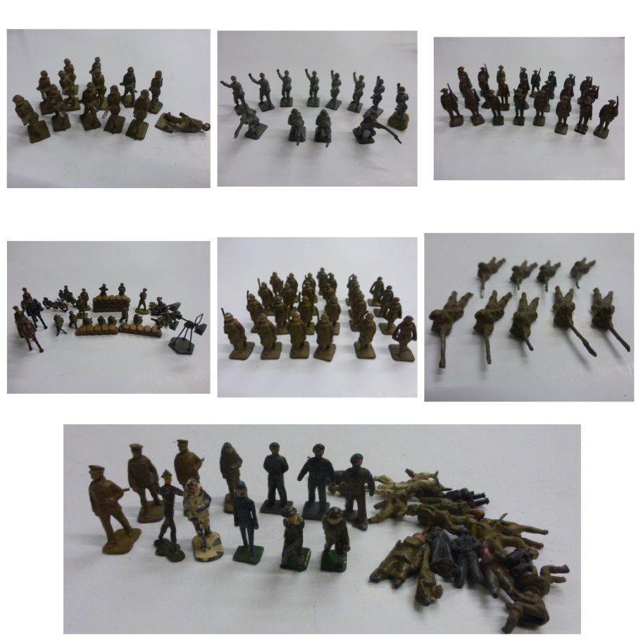 Skybirds - collection of approx 135 military figures incl British Charging, Germans & scarce figures