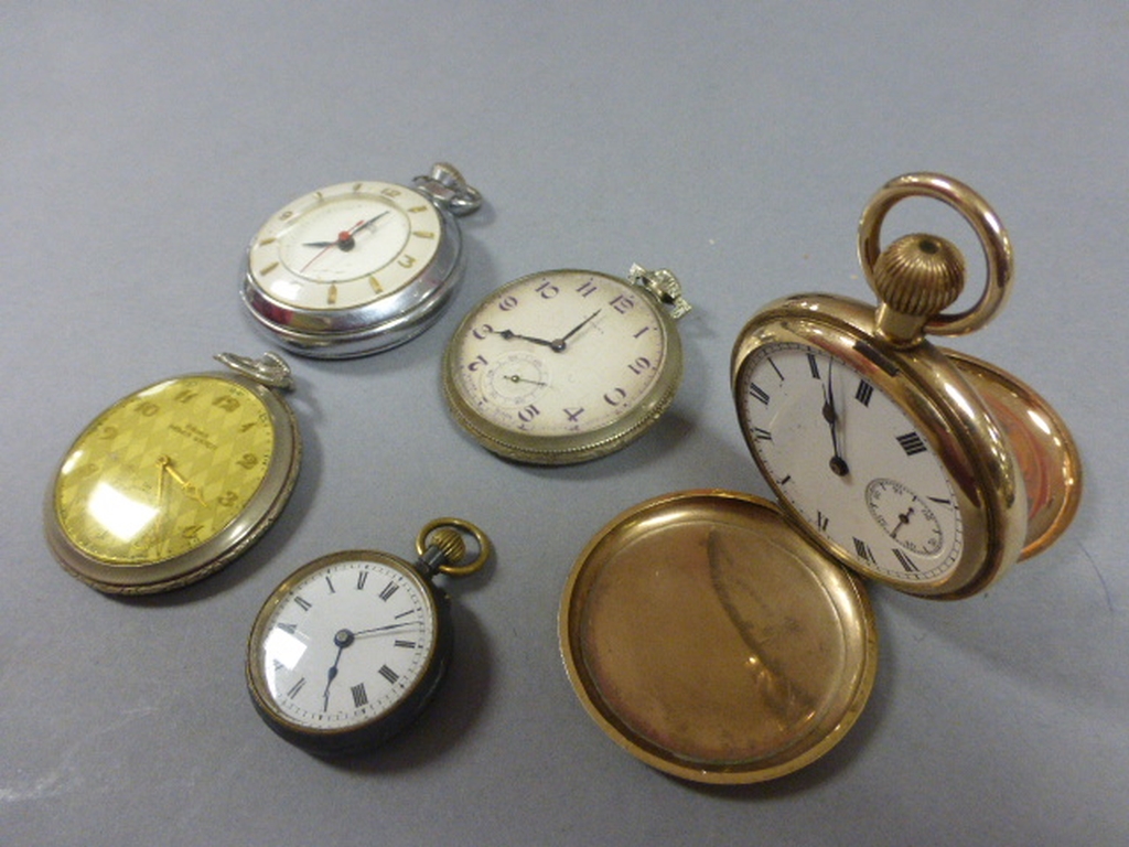 Group of 5 pocket watches