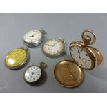 Group of 5 pocket watches