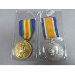 WWI Medal pair - RnR