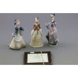 Three Royal Worcester Figurines (one a/f)