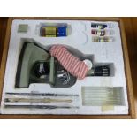 Wooden Boxed Tasco Zoom Microscope with accessories