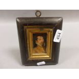 Miniature of Gentleman in Ruff in antique frame