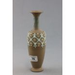 Doulton Lambeth Silicon Stoneware Bottle Neck Vase