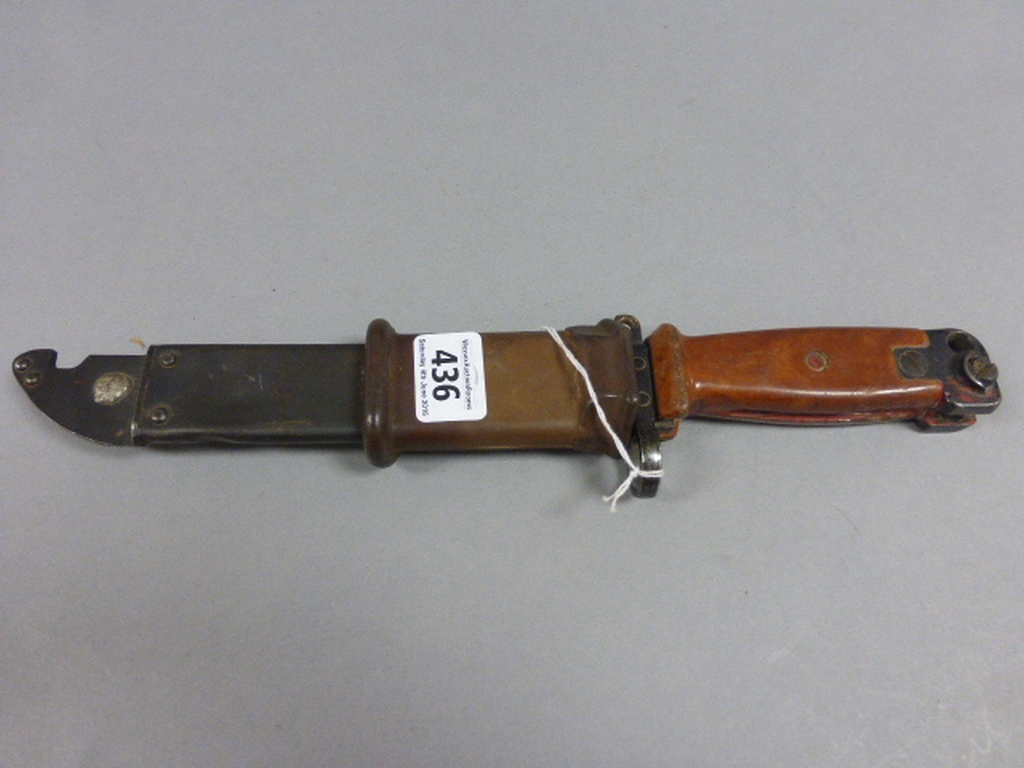 Russian AK47 bayonet and scabbard