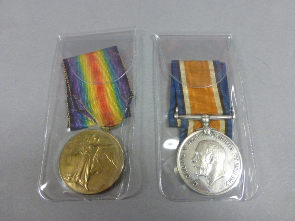 WWI Medal pair A Cook R.A.