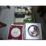 Lilliput Lane Observatory Turtle, Baby Pig Nat West Moneybox, Royal Albert Plate and Cotswold Mint