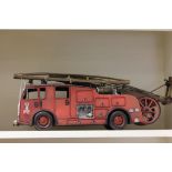 Tin plate model of a vintage Fire Engine