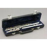 Cased Jupiter Flute made by K H S Musical Instruments Co Ltd