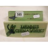 Two Dennis China Works Sally Tuffin Plaques