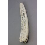 Scrimshaw Style Cribbage Board