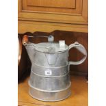 Galvanised Milk Pale / Jug with Wooden Handle