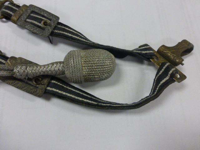 German Luftwaffe Dress Dagger, possibly reproduction parts, with replaced blade and attached World - Image 6 of 6