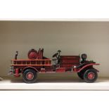 Tin plate model of a vintage Fire Vehicle 'SO Prairie Fire Dept'