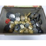 Tin of Military and GPO Buttons