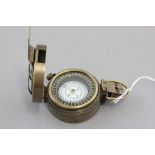 Brass military compass marked TG Co Ltd London 1940 mkIII1