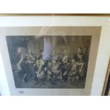 Black and White Photographic Print of George V and other Heads of State signed in pencil by the