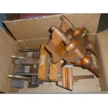 Marples Wooden Combination Plane together with Three Other Wooden Combination Planes