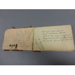 World War I and II Autograph Album with numerous military related pages