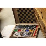 Wooden Boxed Compendium of Classic Games