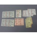 Music - A selection of concert tickets for the Rainbow Theatre, Finsbury Park 1972 to include