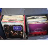 Vinyl - Super collection of over 80 commercial Reggae 45's in two vintage record cases to include