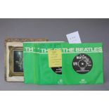 Vinyl - Beatles - A collection of 7 re-issue 45s coupled with 2 Magical Mystery Tour EPs 3 Twist and