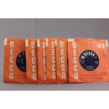 Vinyl - Six early Rolling Stones 45's on the Decca label to include Come On, I wanna be your man,