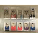 Football Cigarette Cards - Set of 50 Gallaher Famous Footballers