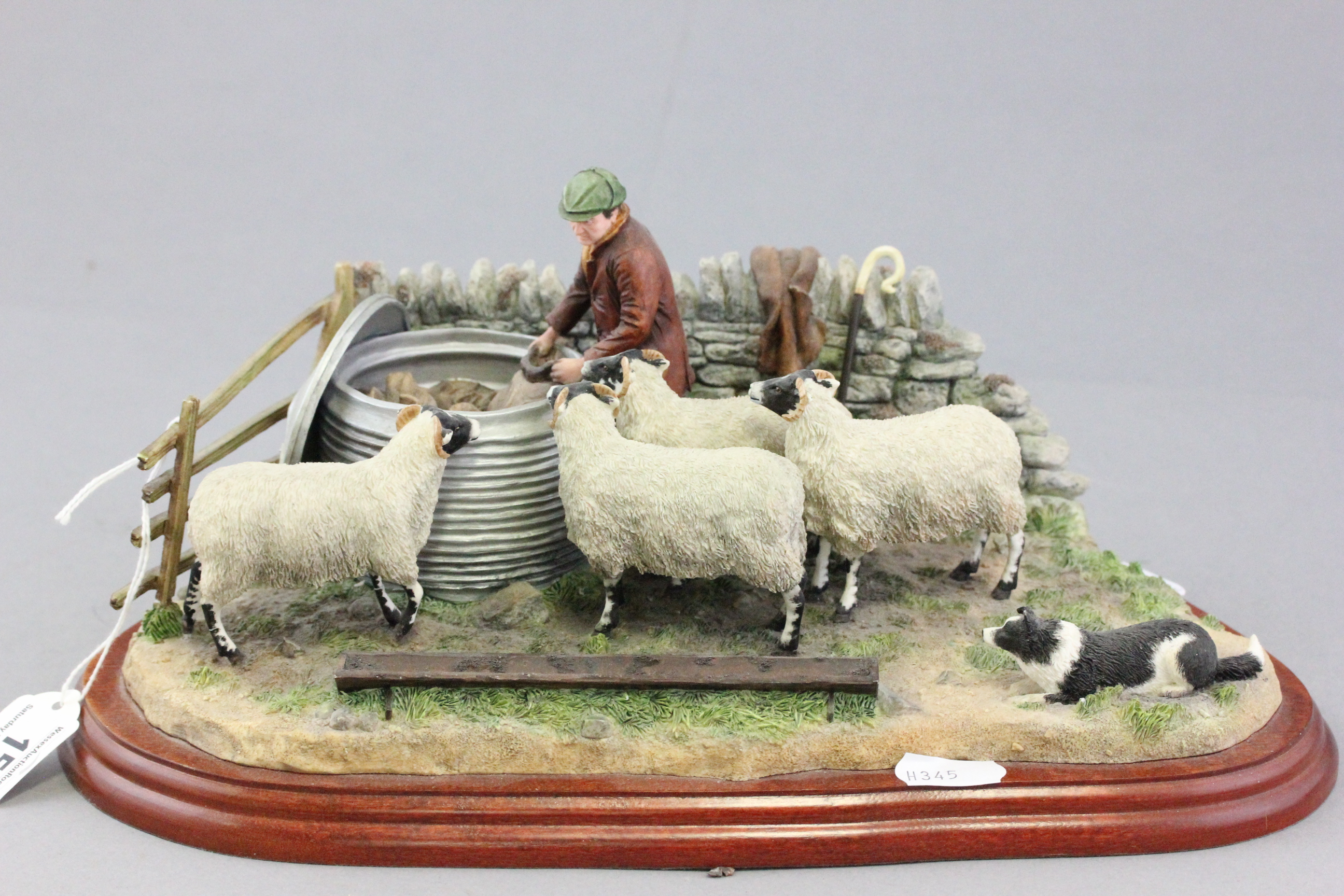 Border Fine Arts James Herriot Studio Collection ' Morning Feed '