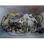 Two Boxes of Mixed Costume Jewellery