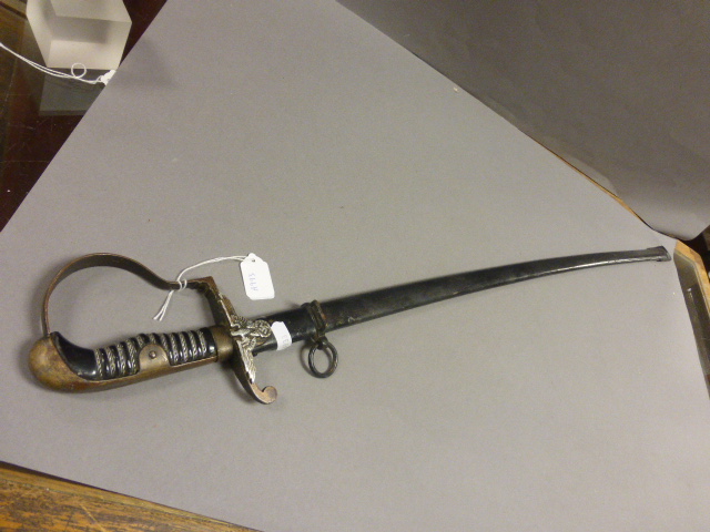 German World War I Naval Sword with applied Nazi Eagle