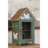 Wooden Egg Stand in the form of a Chicken Coop