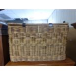 Large Wicker Laundry Basket