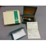 Stainless Steel Rolex Oyster Speed King Mid Size Gents Wristwatch with Box and Papers, circa 1975